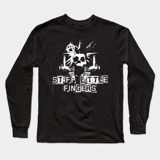 stiff skeleton punk Long Sleeve T-Shirt